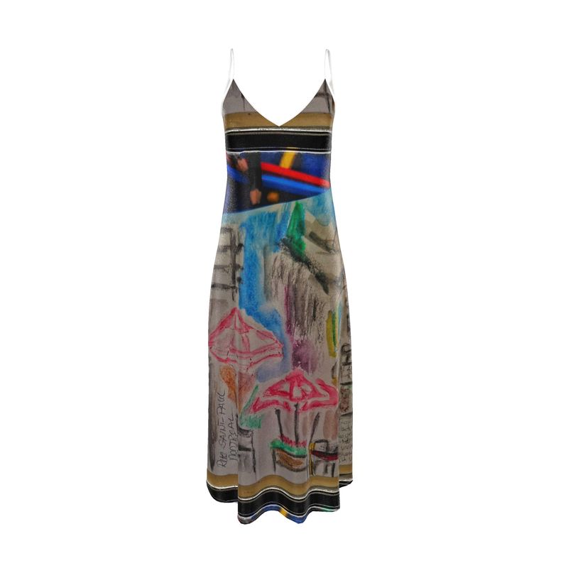 Designer Slip Dress Maxi "Montreal" von NAZ