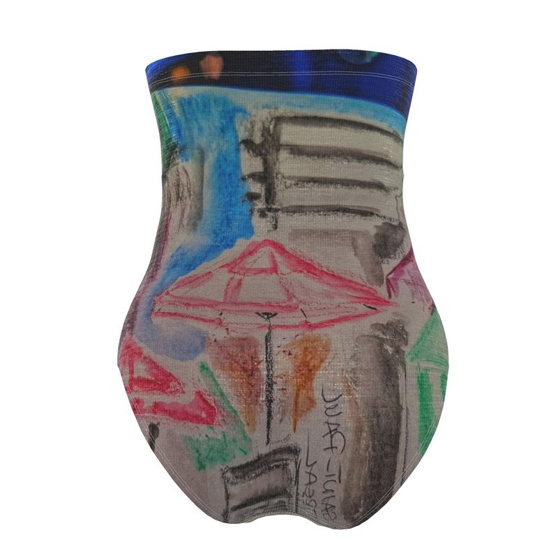 Designer Bandeau Badeanzug „Montreal“ - Strapless Swimsuit von Naz