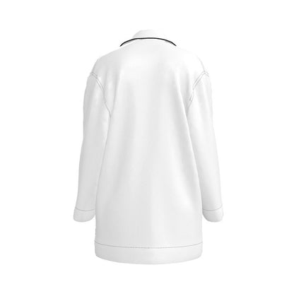 Designer '' Black & White Flower'' Luxus Pyjama