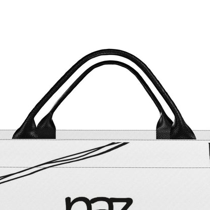 Designer Carryall Tote Bag''Black & White Emotions''