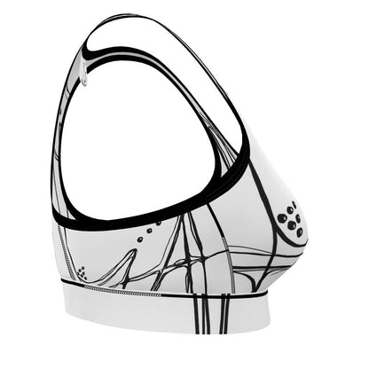 Designer Sportsbra ''Black & White Emotions''