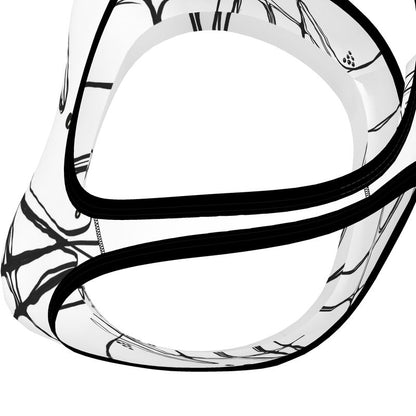 Designer Sportsbra ''Black & White Emotions''