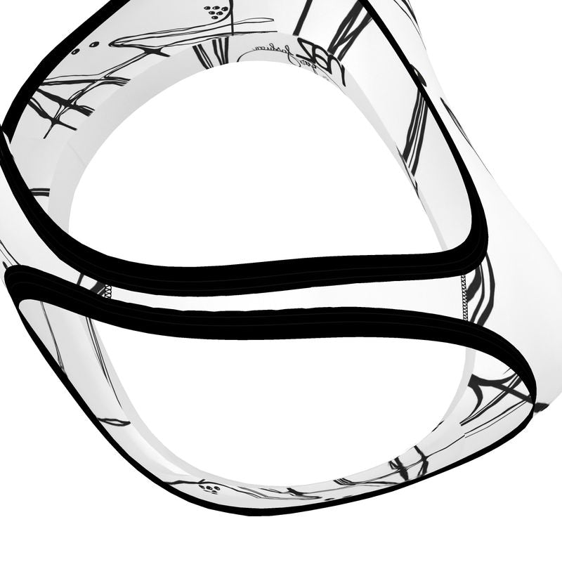 Designer Sportsbra ''Black & White Emotions''