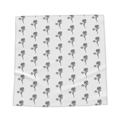 Designer Bandana ''Black & White Flower''