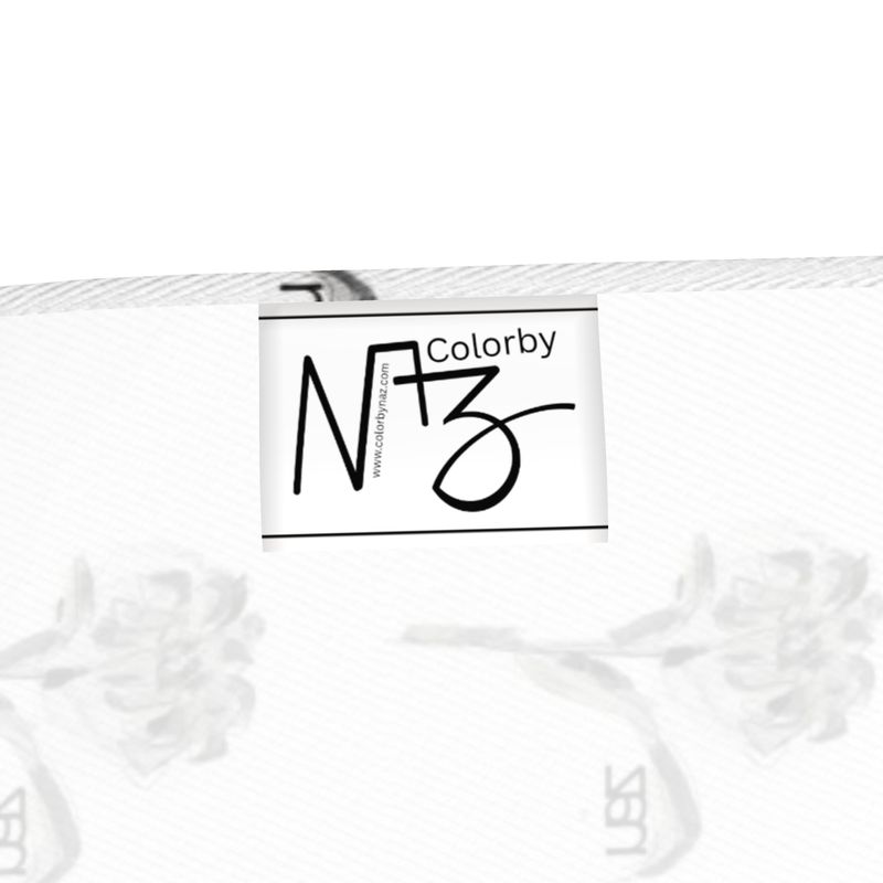 Designer Bandana ''Black & White Flower''