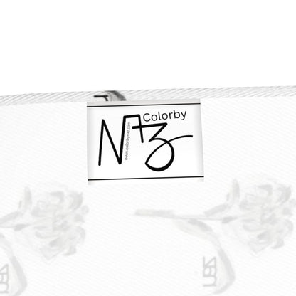 Designer Bandana ''Black & White Flower''
