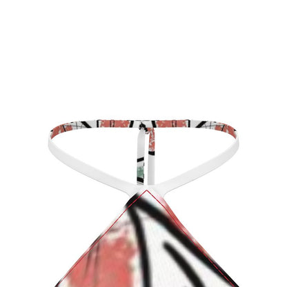 Designer Neckholder-Oberteil ''Flower Art''