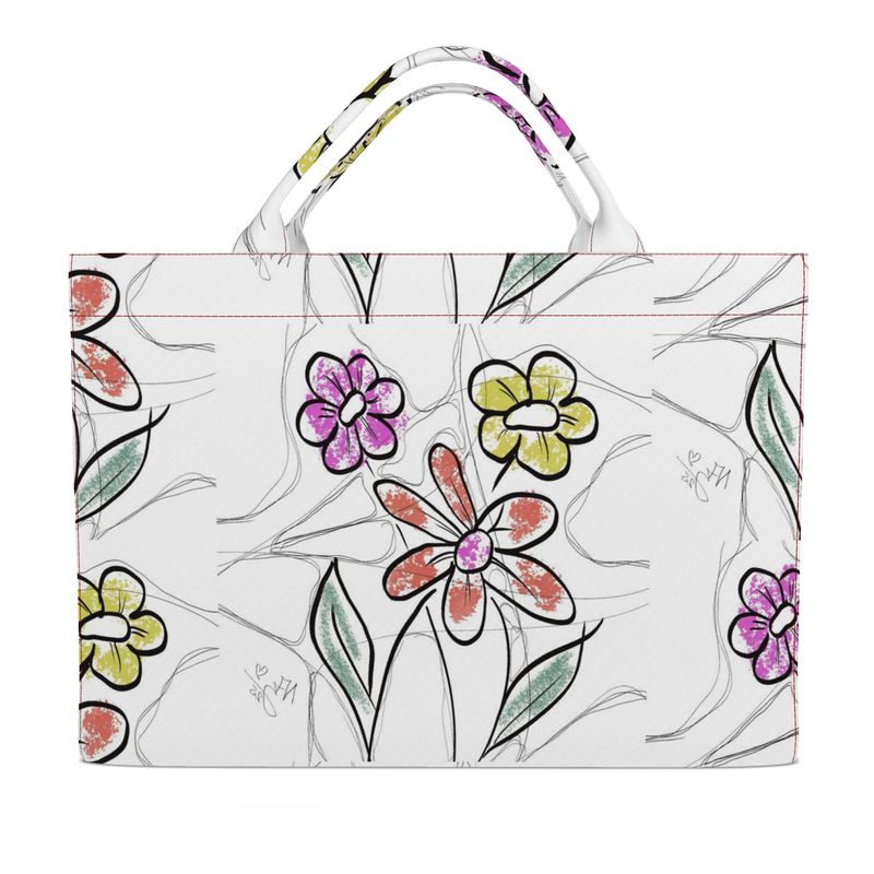 Designer Carryall Tote Bag' ''Flower Art''