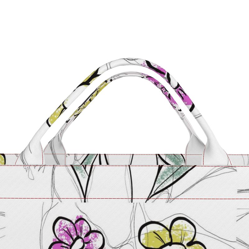 Designer Carryall Tote Bag' ''Flower Art''