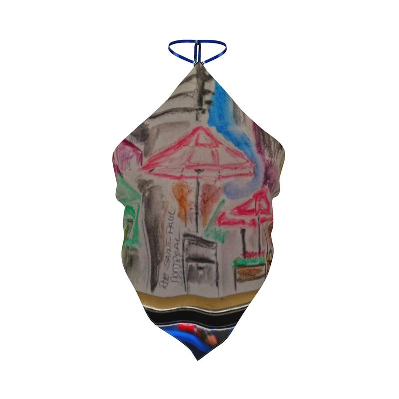 Designer Neckholder-Oberteil '' Montreal ''