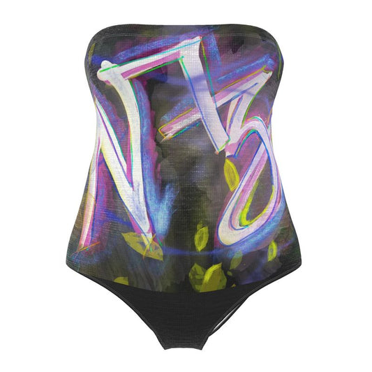 Designer Bandeau Badeanzug- ''NAZ Signature'' Bademode