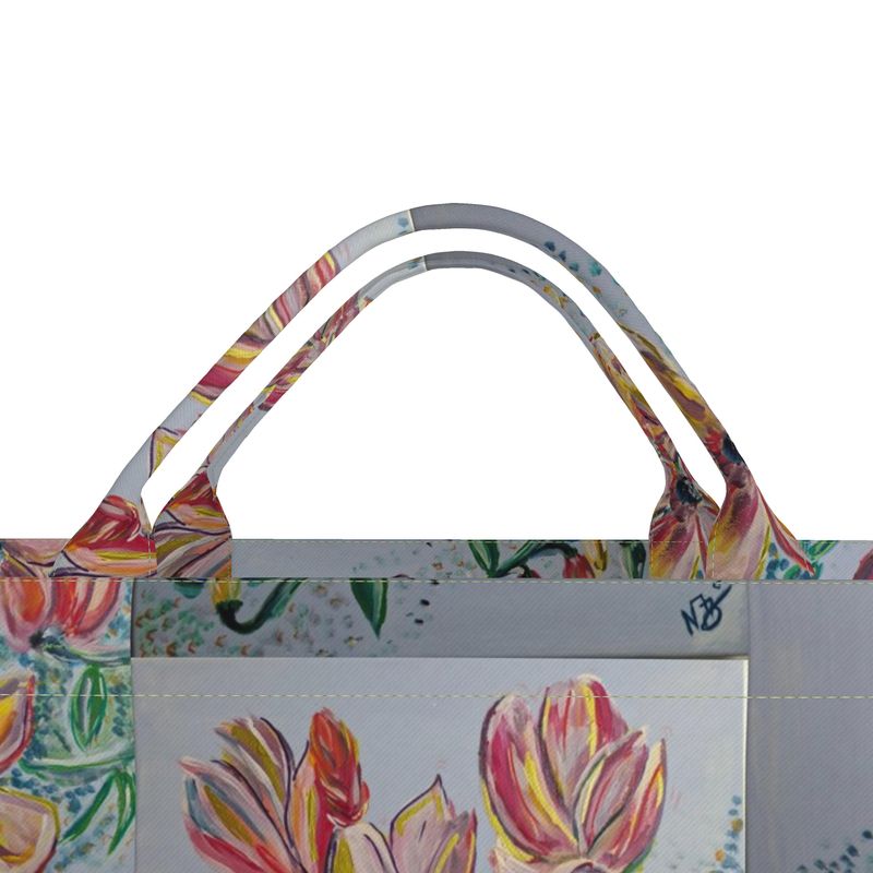Designer ''Magnolia'' Tote Bag
