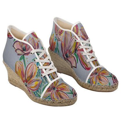 Designer  Wedge Espadrilles ''Magnolia''