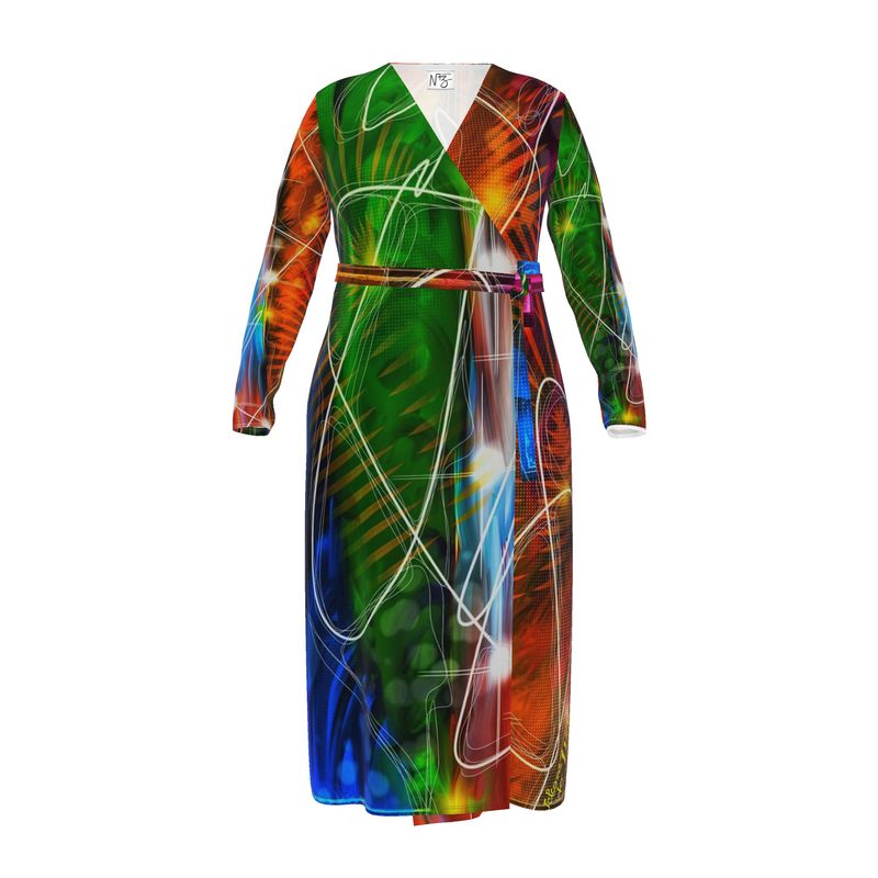 Designer ''Dubai'' Wickelkleid