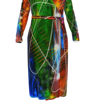 Designer ''Dubai'' Wickelkleid