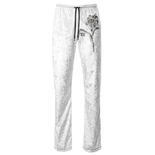 Designer ''Black & White Flower'' Damenhosen