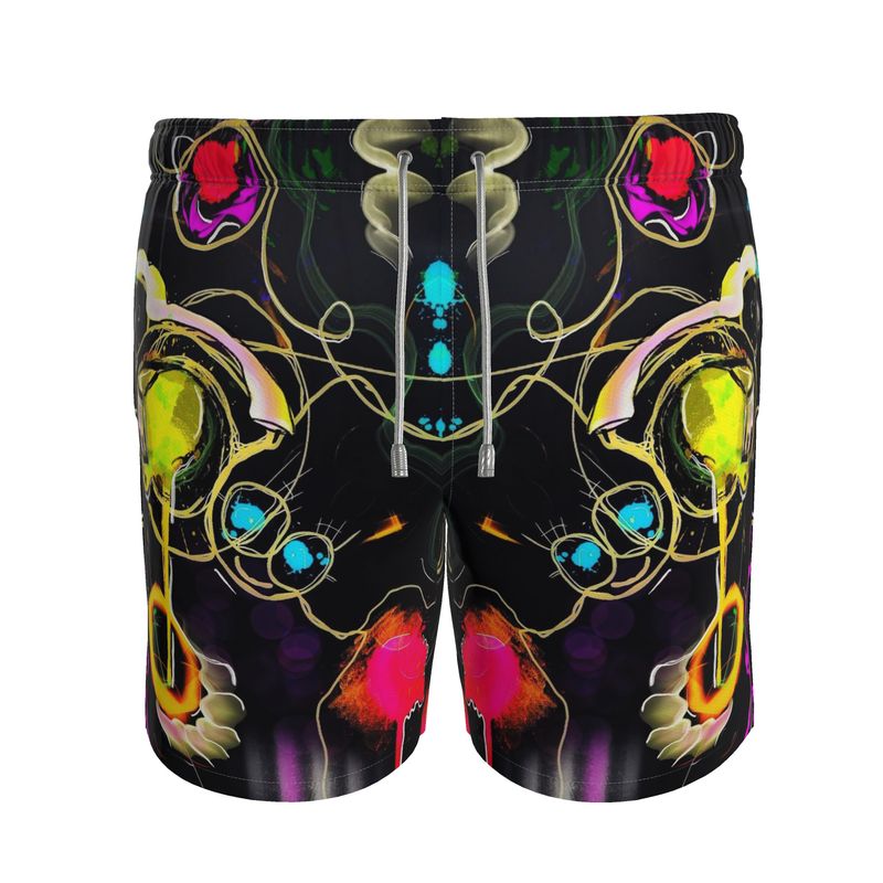 Designer Badeshort "Neon Flow"