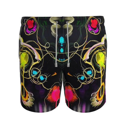 Designer Badeshort "Neon Flow"