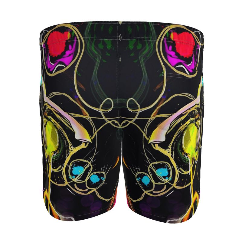 Designer Badeshort "Neon Flow"