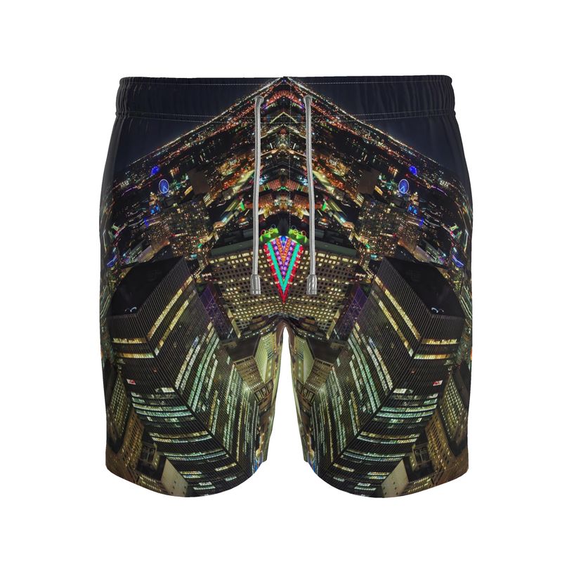 Designer Badeshort ''Montreal by Night''
