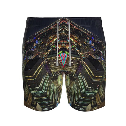 Designer Badeshort ''Montreal by Night''