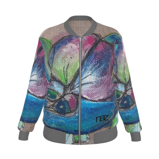 Women's Reversible Silk Bomber Jacket