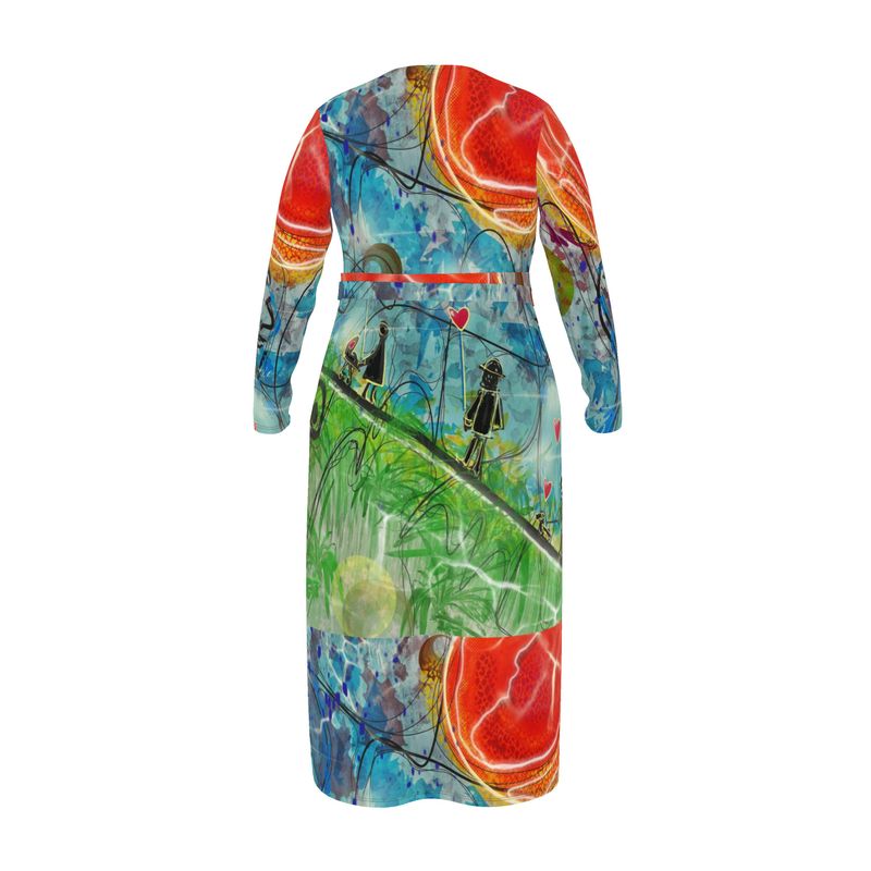Designer Wickelkleid ''Love in the Air''