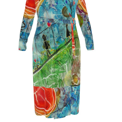 Designer Wickelkleid ''Love in the Air''