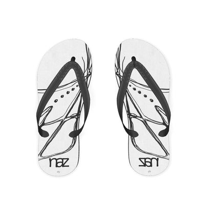 Designer Flip Flops ´´ Black & White Emotion´´