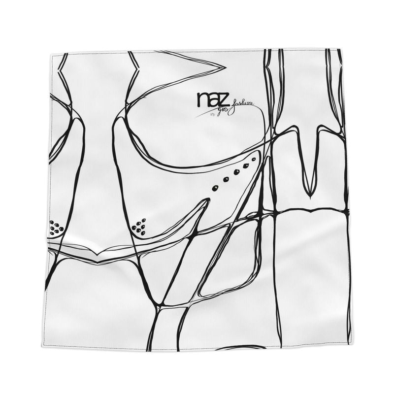 Designer Bandana ''Black & White Emotions''