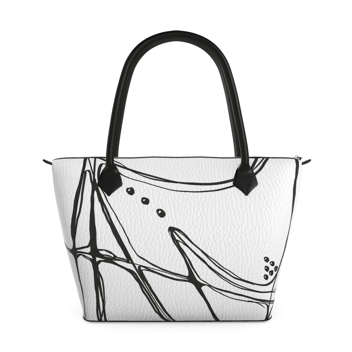 Designer Henkeltasche Black and White Emotionismus