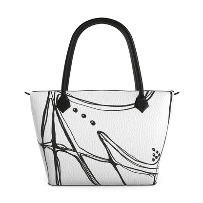 Designer Henkeltasche Black and White Emotionismus