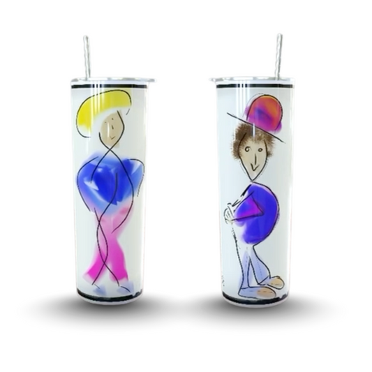 NAZ-ART Trinkflasche SHE AND SHE